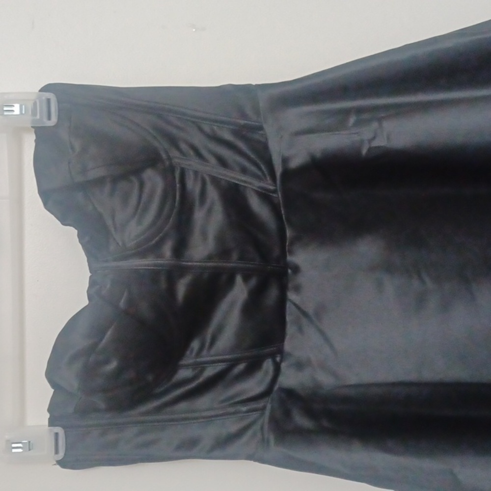 NEW LULU.S Elegant Black Strapless Dress Mini - Picture 2 of 6